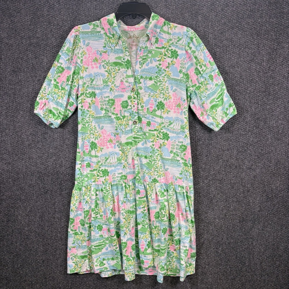 Lilly Pulitzer Bingley Dress Multi South Carolina Destina Size S